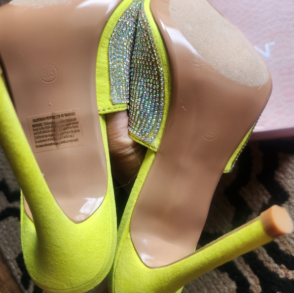 Cape Robbin Neon Rhinestone Heels - Picture 3 of 4
